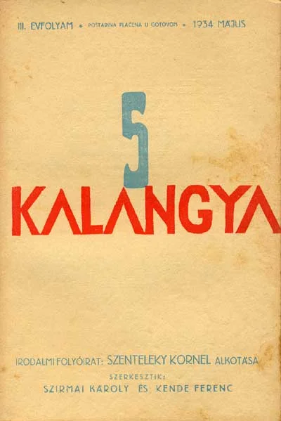 Kalangya, 3. évf. 1934. május. 5. sz. 325–399. oldal