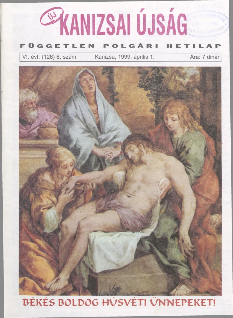 Új Kanizsai Újság, 6. évf. 1999. április 1. 6. sz.