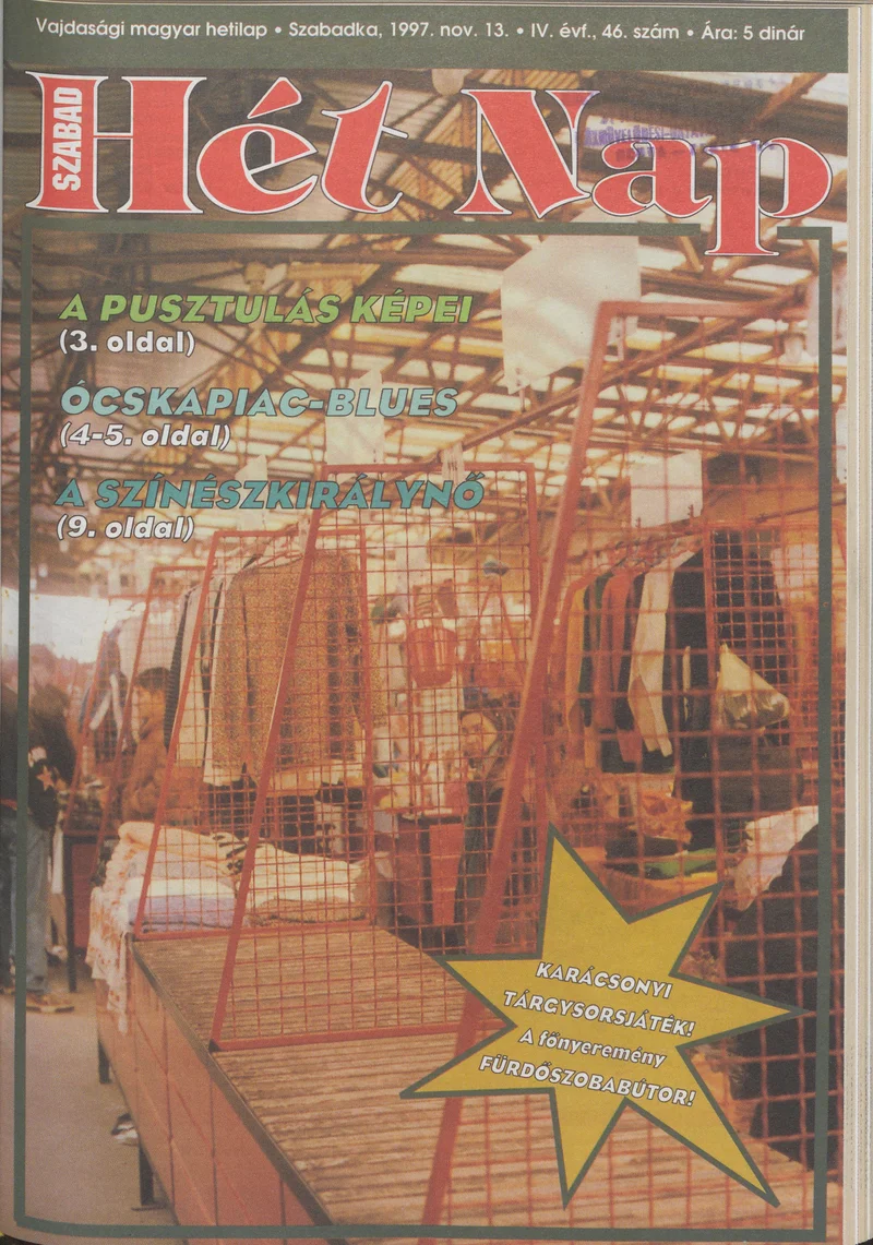 Szabad Hét Nap, 4. évf. 1997. november 13. 46. sz.