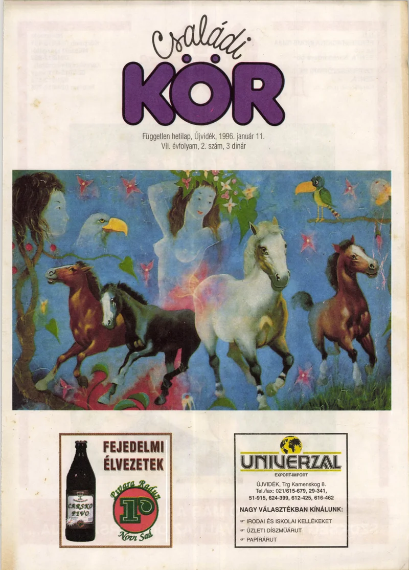 Családi Kör, 7. évf. 1996. január 11. 2. sz.
