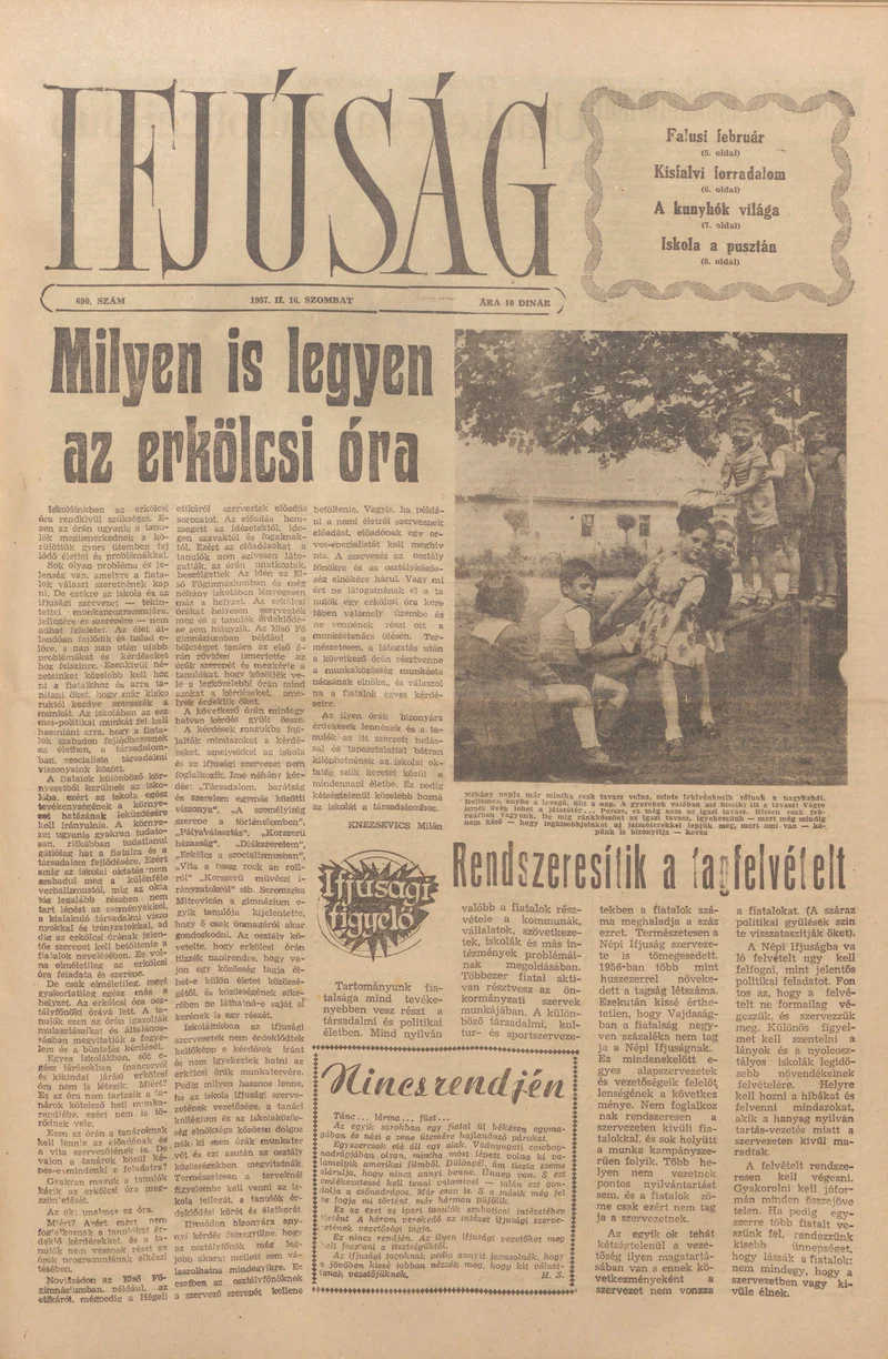 Ifjúság, 13. évf. 1957. február 16. 590. sz.