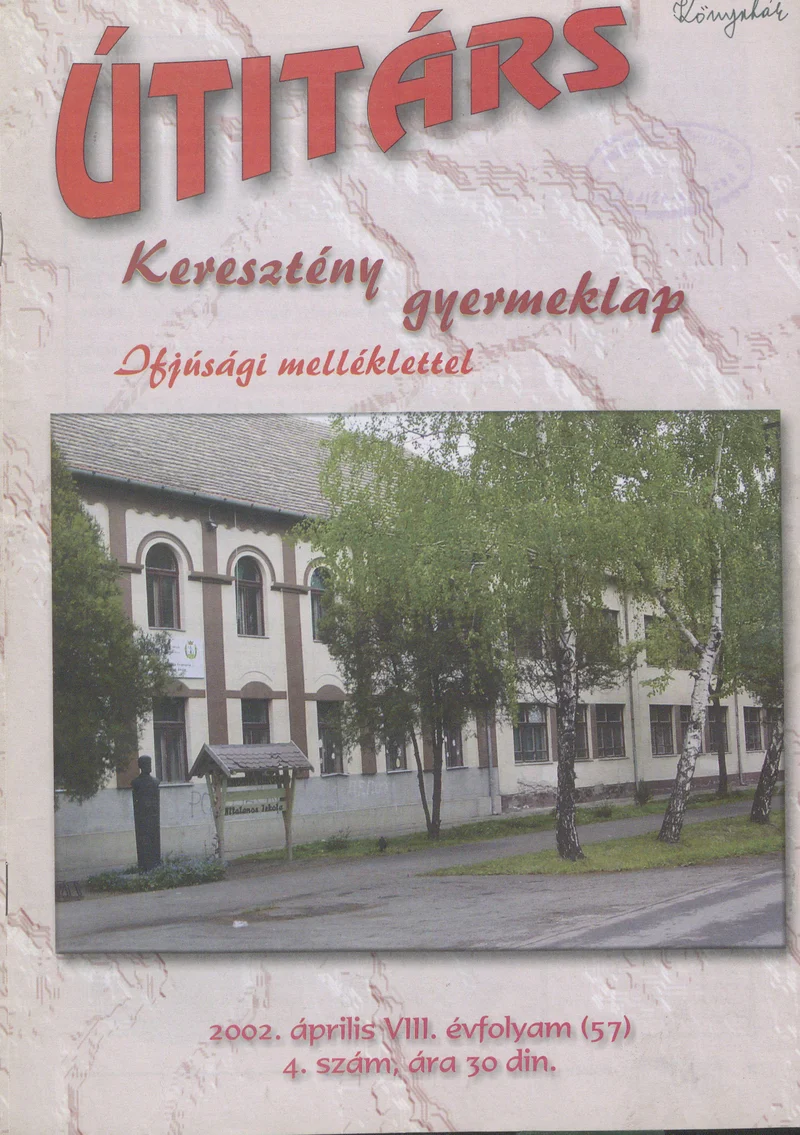 Útitárs, 7. évf. 2002. április. 4. sz.