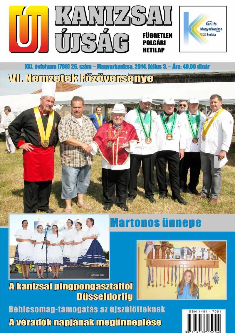 Új Kanizsai Újság, 21. évf. 2014. július 3. 26. sz.