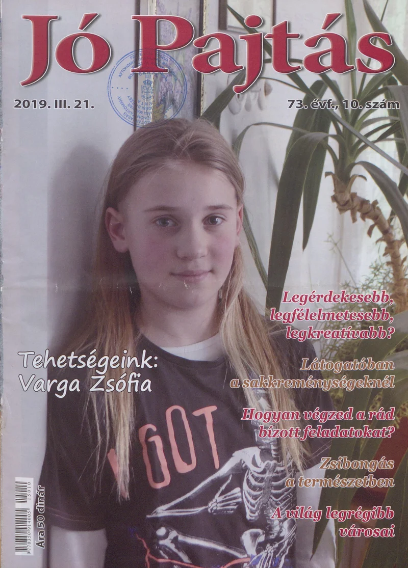 Jó Pajtás, 73. évf. 2019. március 21. 10. sz.
