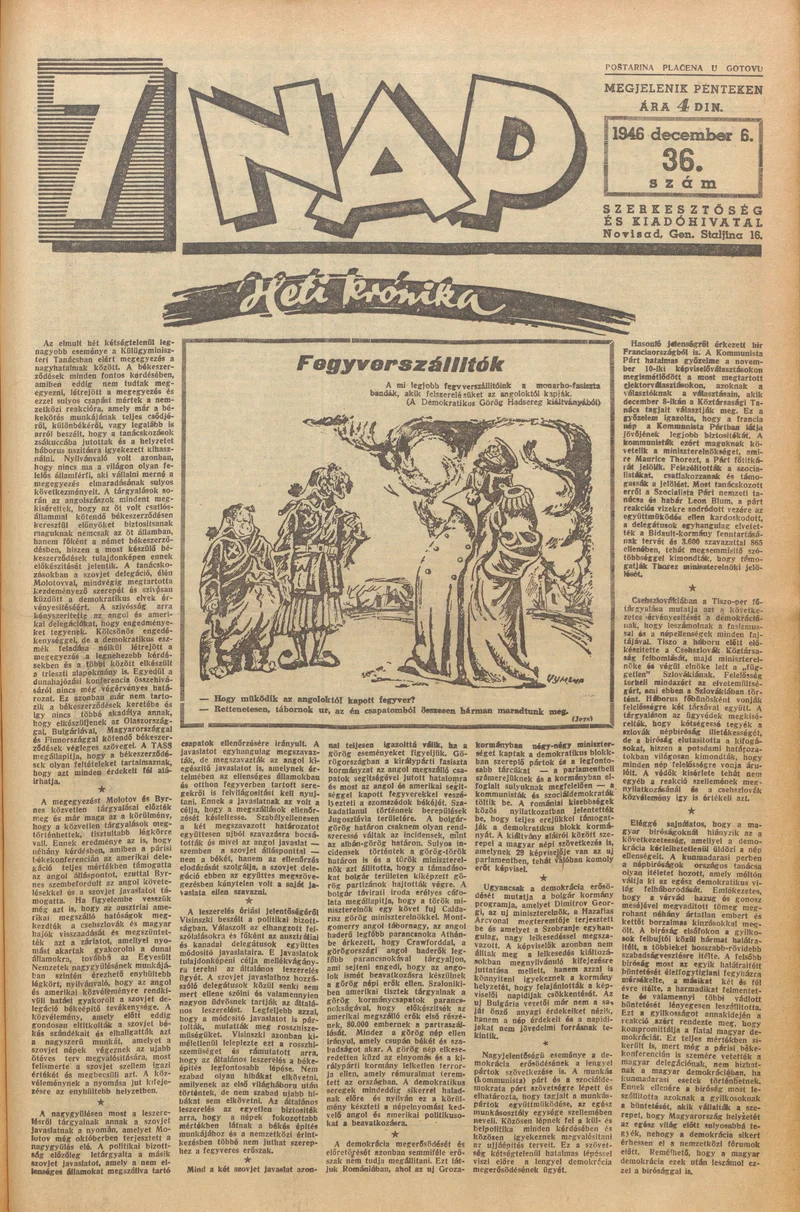 7 Nap, 1. évf. 1946. december 6. 36. sz. 1–10. oldal