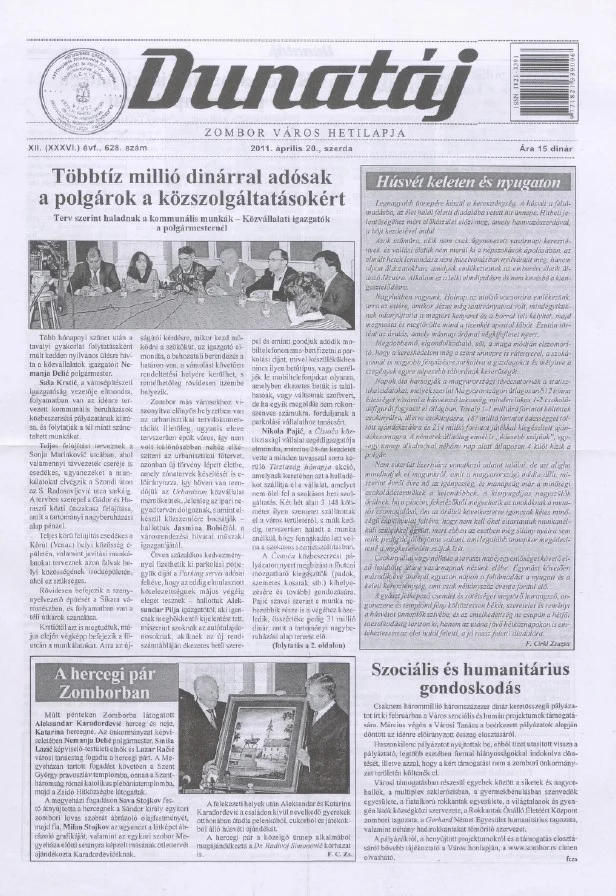 Dunatáj, 13. évf. 2011. április 20. 628. sz.