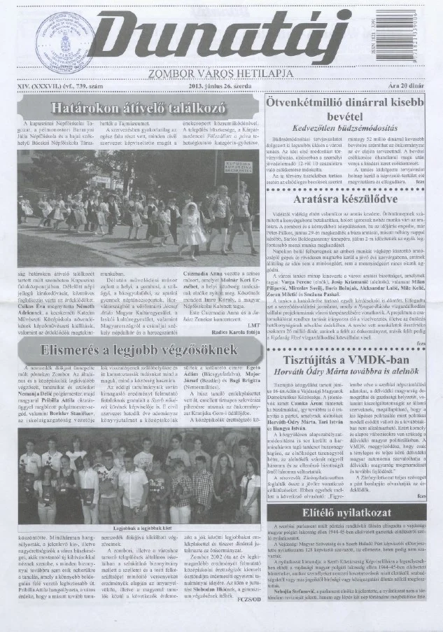 Dunatáj, 15. évf. 2013. június 26. 739. sz.
