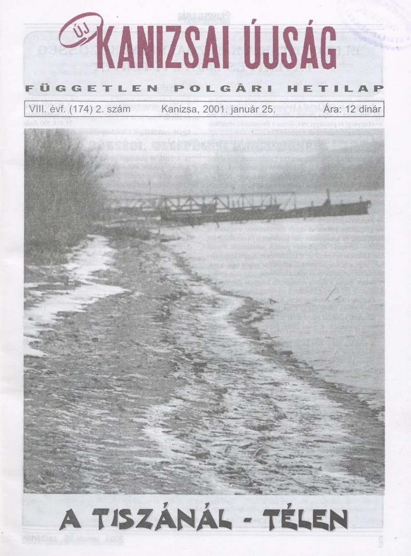 Új Kanizsai Újság, 8. évf. 2001. január 25. 2. sz.