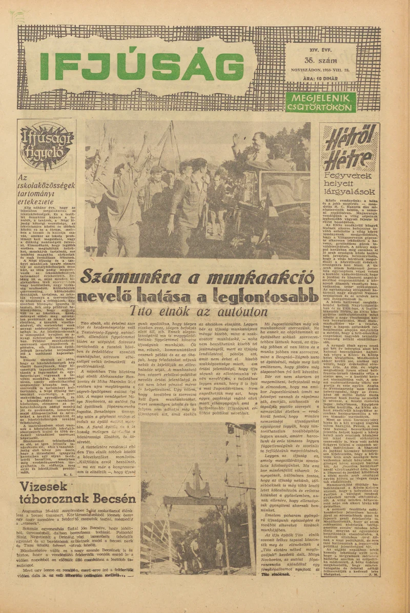 Ifjúság, 14. évf. 1958. augusztus 28. 35. sz.