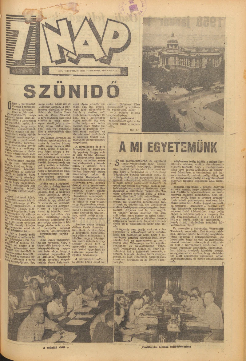 7 Nap, 12. évf. 1957. július 14. 29. sz.