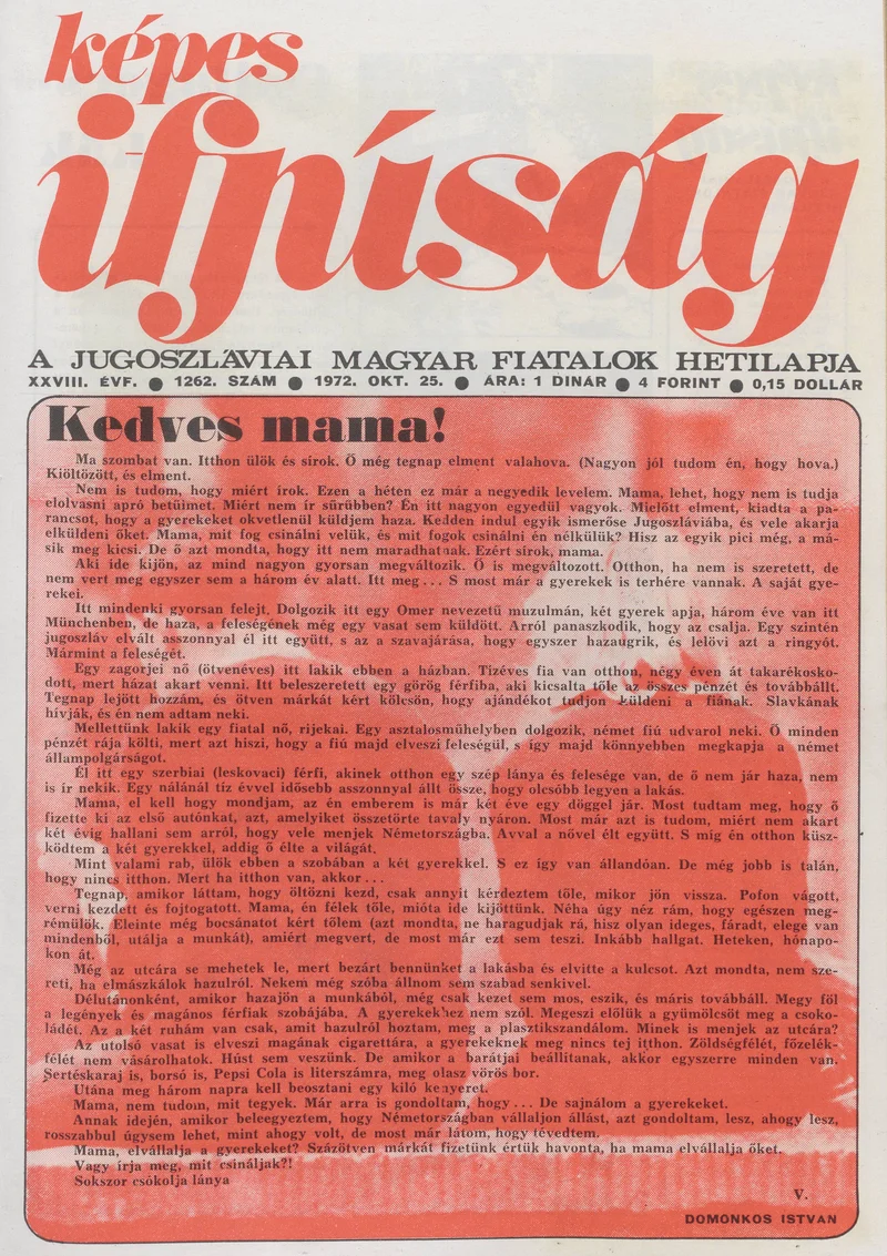 Képes Ifjúság, 28. évf. 1972. október 25. 1262. sz.
