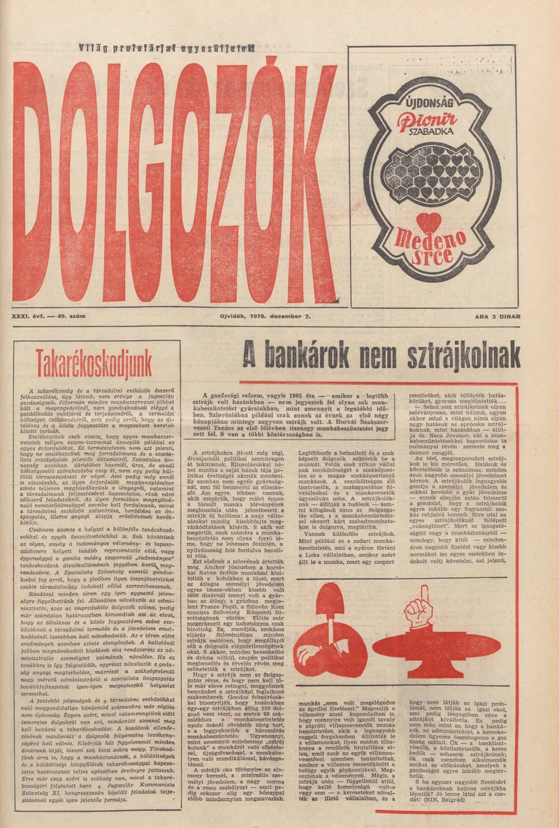 Dolgozók, 32. évf. 1978. december 7. 49. sz.