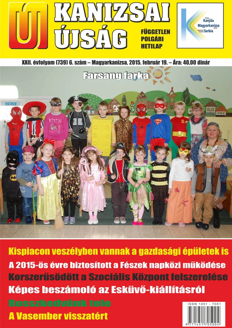 Új Kanizsai Újság, 22. évf. 2015. február 19. 6. sz.
