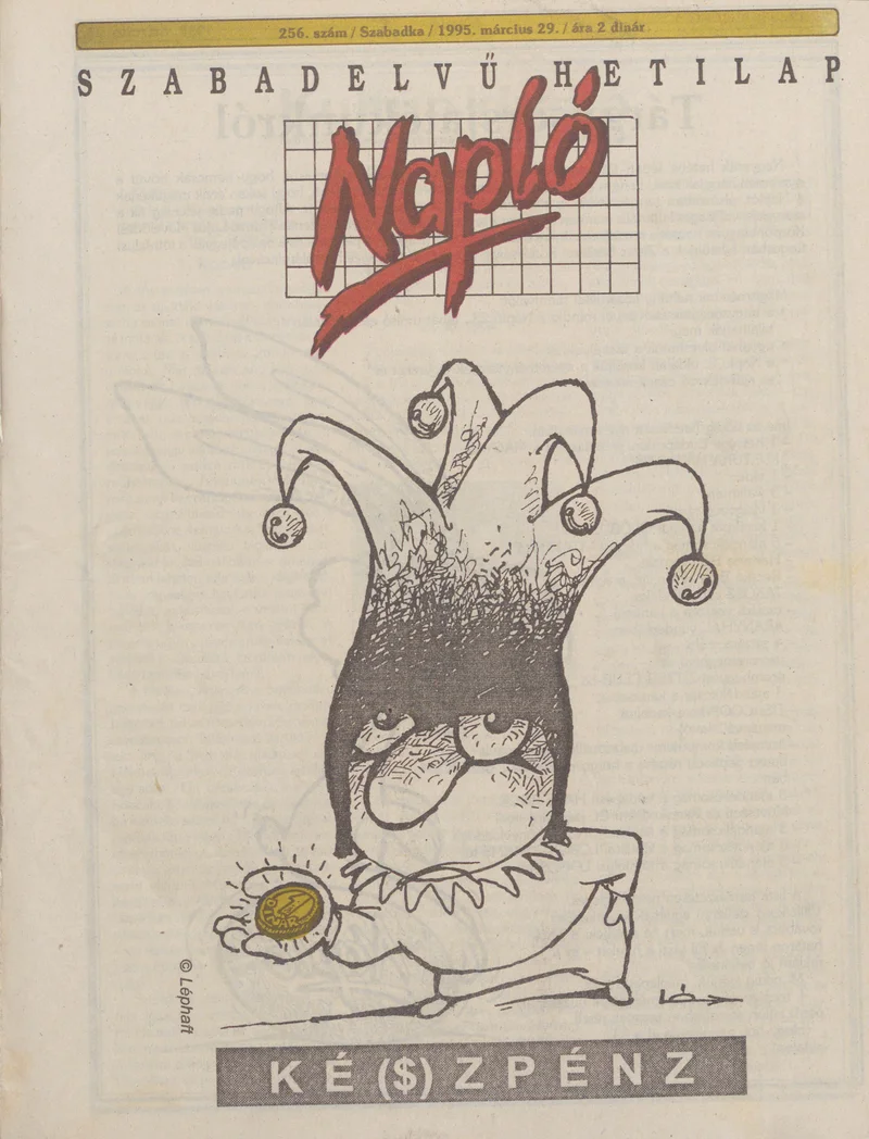 Napló - Szabadelvű hetilap, 6. évf. 1995. március 29. 256. sz.