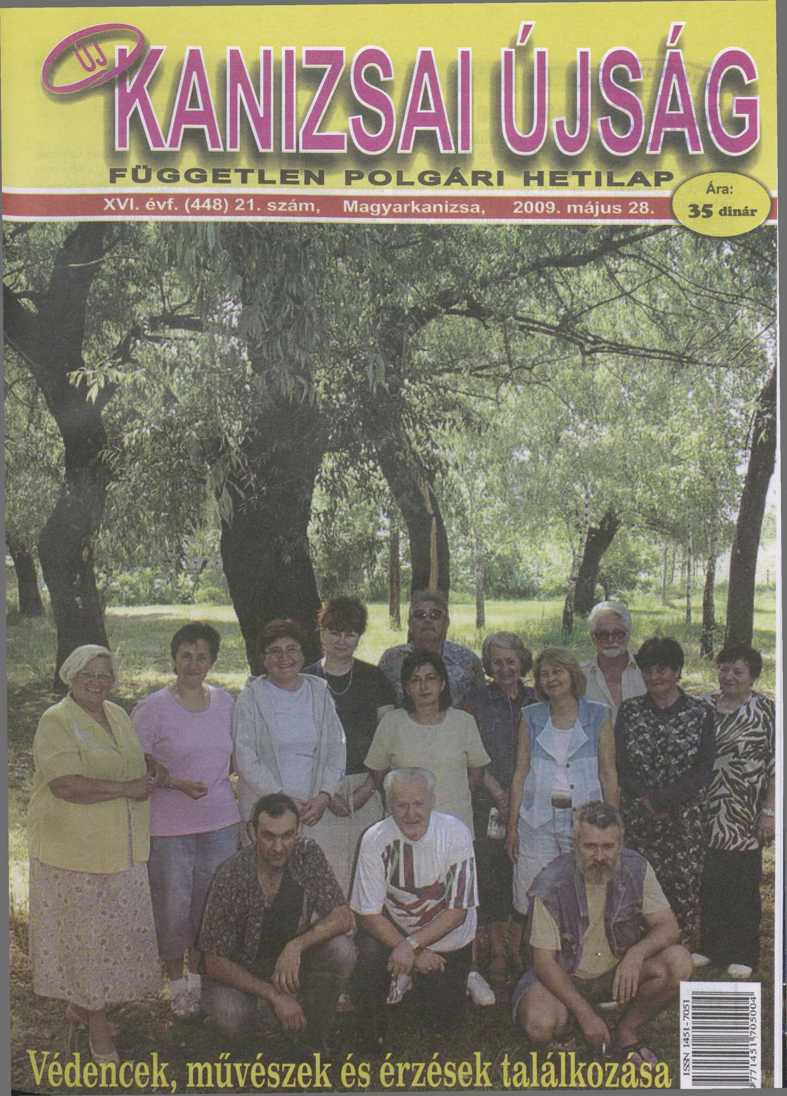 Új Kanizsai Újság, 16. évf. 2009. május 28. 21. sz.