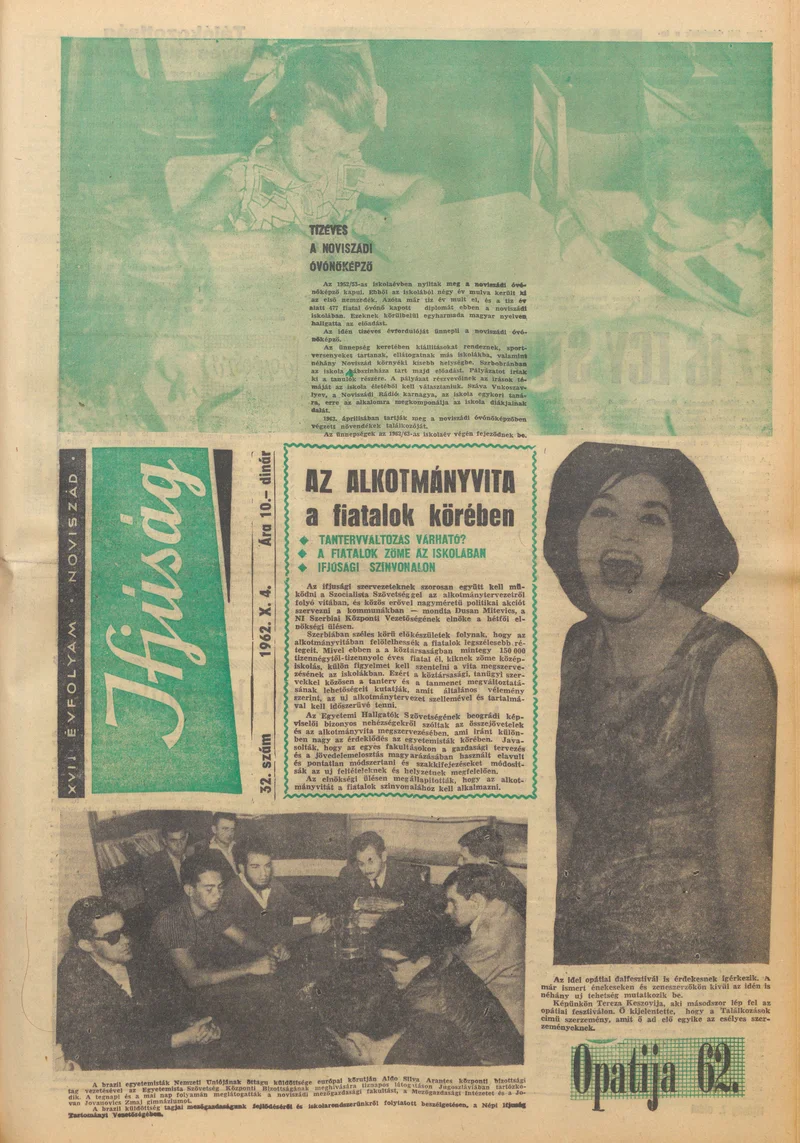 Ifjúság, 18. évf. 1962. október 4. 32. sz.
