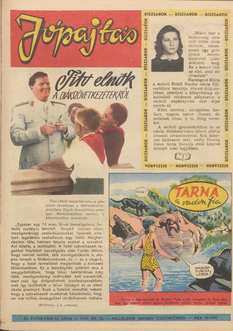 Jó Pajtás, 13. évf. 1959. december 10. 25. sz.