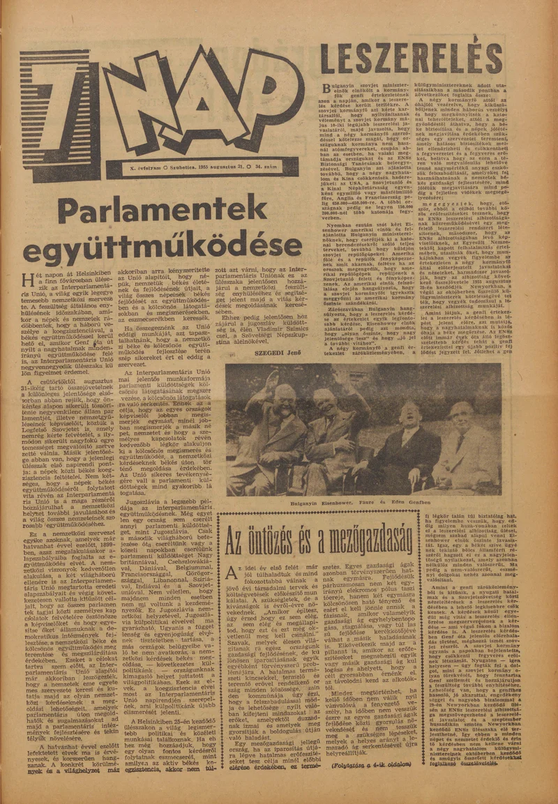 7 Nap, 10. évf. 1955. augusztus 21. 34. sz. 1–16. oldal