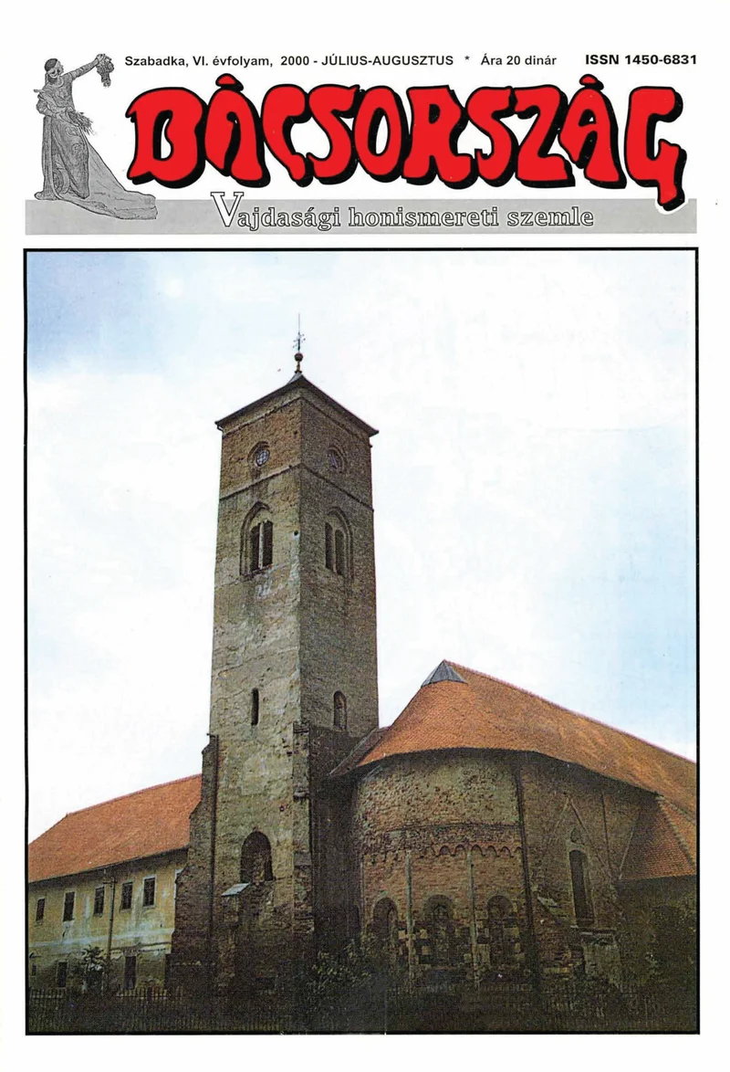 Bácsország, 6. évf. 2000. július – augusztus. 4. sz.