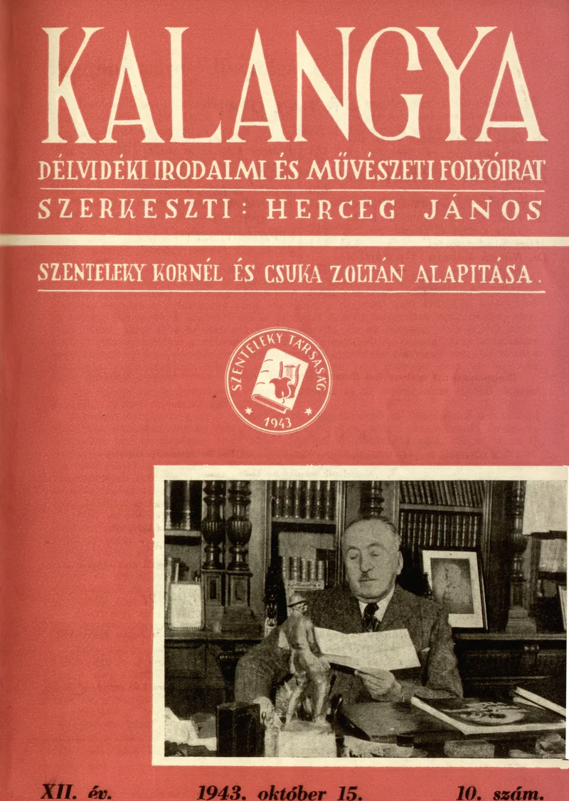 Kalangya, 12. évf. 1943. október 15. 10. sz. 433–480. oldal