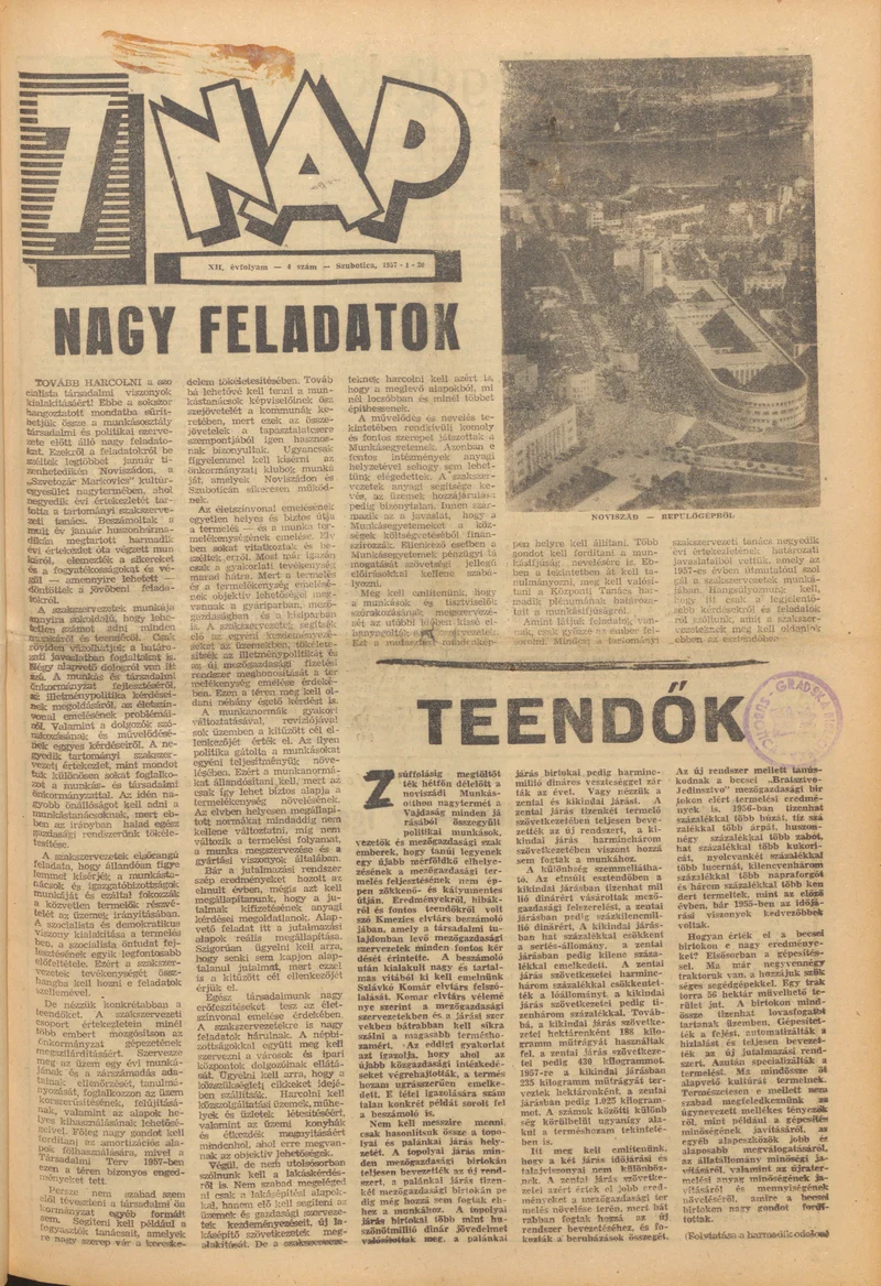 7 Nap, 12. évf. 1957. január 20. 4. sz.