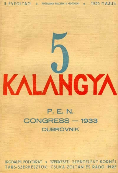 Kalangya, 2. évf. 1933. május. 5. sz. 289–360. oldal