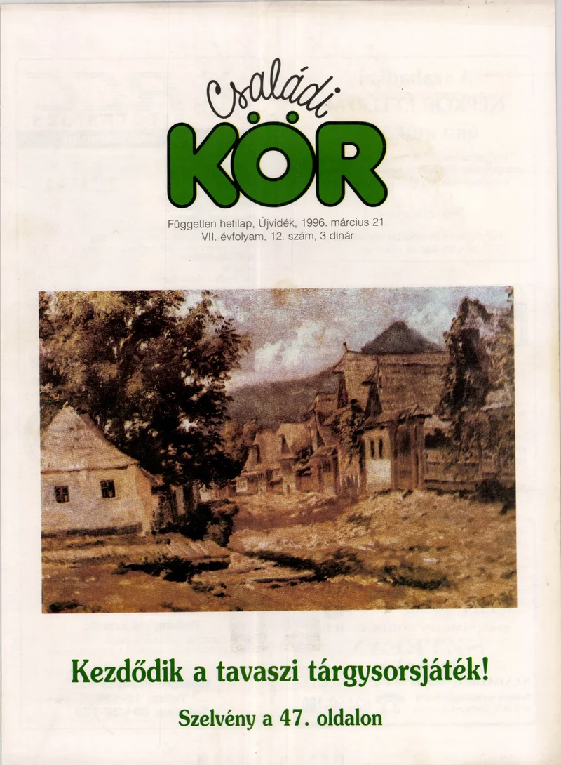 Családi Kör, 7. évf. 1996. március 21. 12. sz.