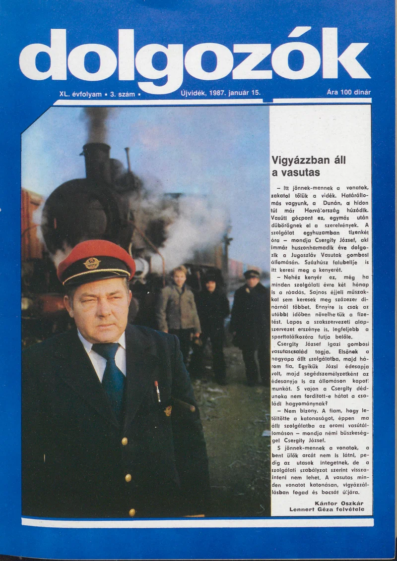 Dolgozók, 41. évf. 1987. január 15. 3. sz.