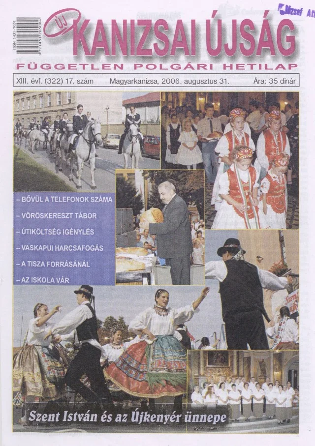Új Kanizsai Újság, 13. évf. 2006. augusztus 31. 17. sz.