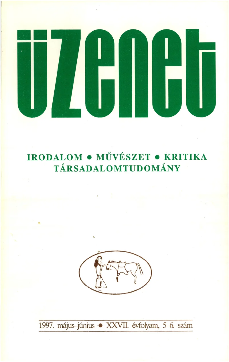 Üzenet, 27. évf. 1997. május – június. 5–6. sz. 265–396. oldal