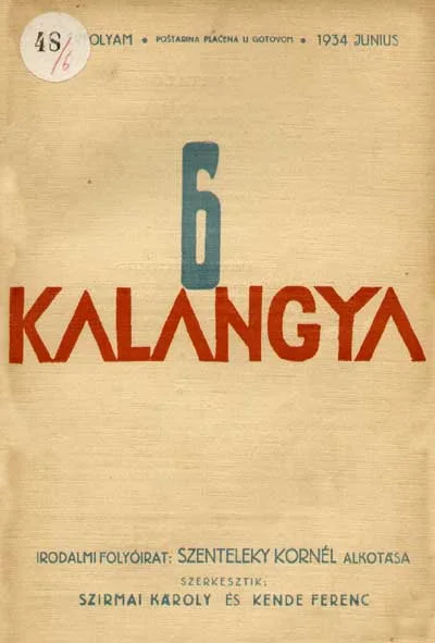 Kalangya, 3. évf. 1934. június. 6. sz. 401–480. oldal