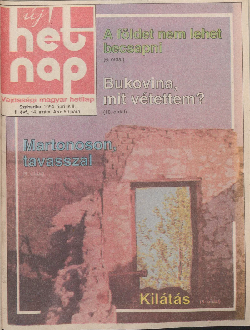 Új Hét Nap, 2. évf. 1994. április 8. 14. sz.