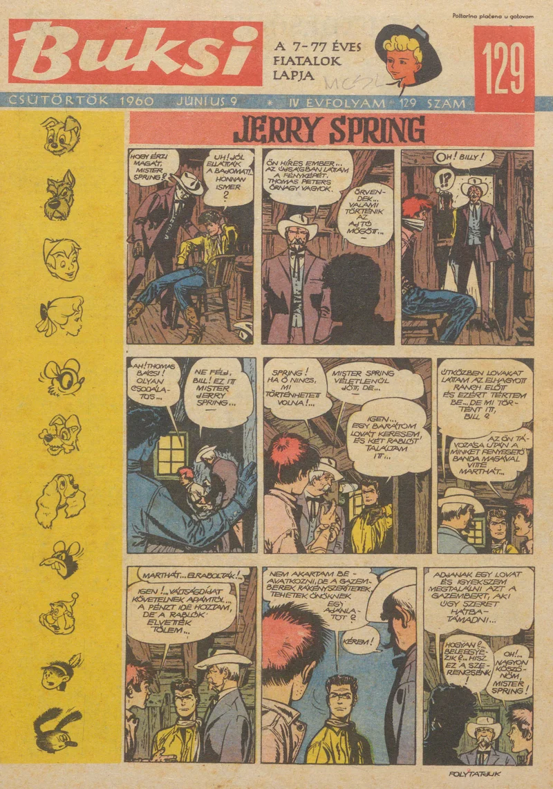 Buksi, 4. évf. 1960. június 9. 129. sz.