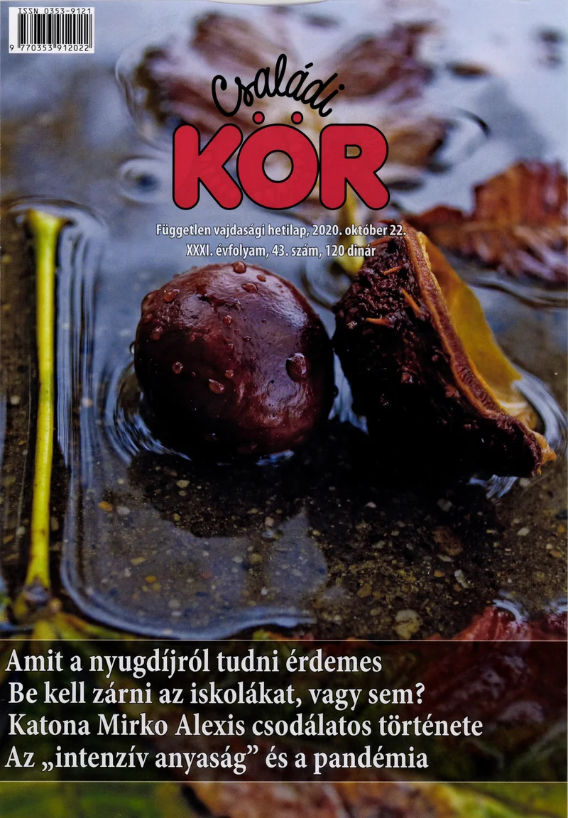Családi Kör, 31. évf. 2020. október 22. 43. sz.