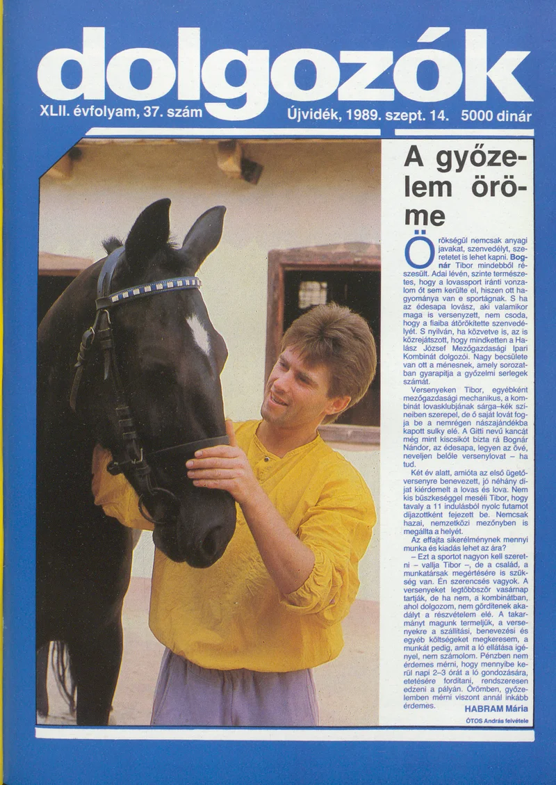 Dolgozók, 43. évf. 1989. szeptember 14. 37. sz.