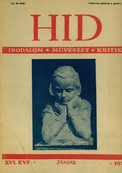Híd, 16. évf. 1952. január. 1. sz. 1–64. oldal