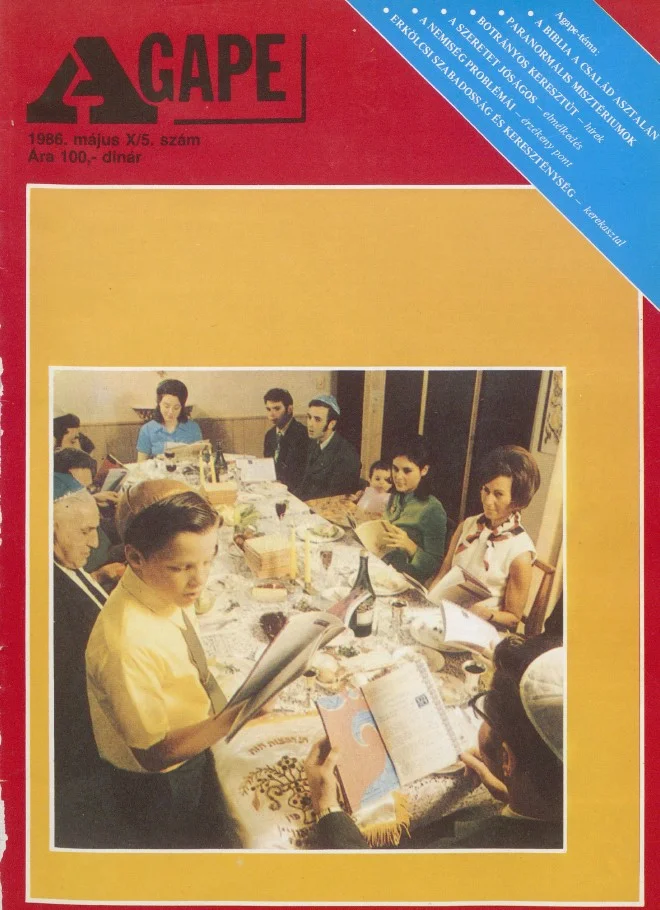 Agape, 10. évf. 1986. május. 5. sz.