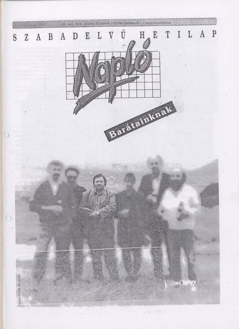 Napló - Szabadelvű hetilap, 8. évf. 1997. június 11. 366. sz.