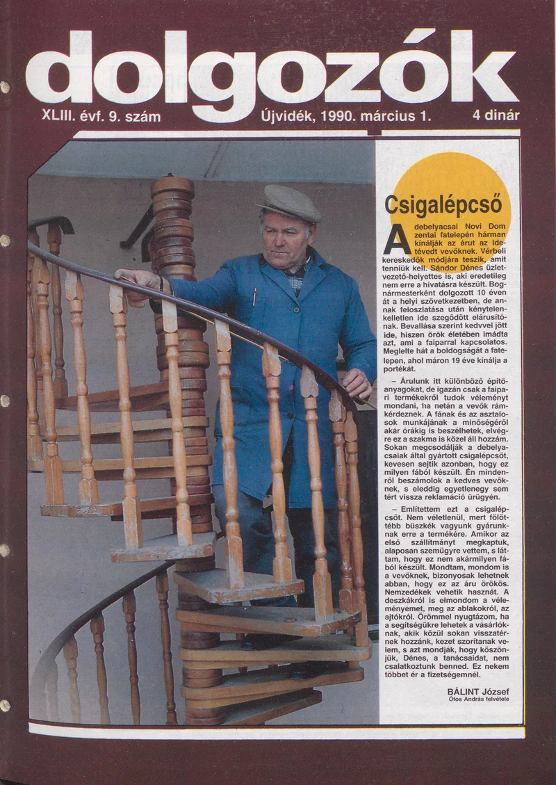 Dolgozók, 44. évf. 1990. március 1. 9. sz.