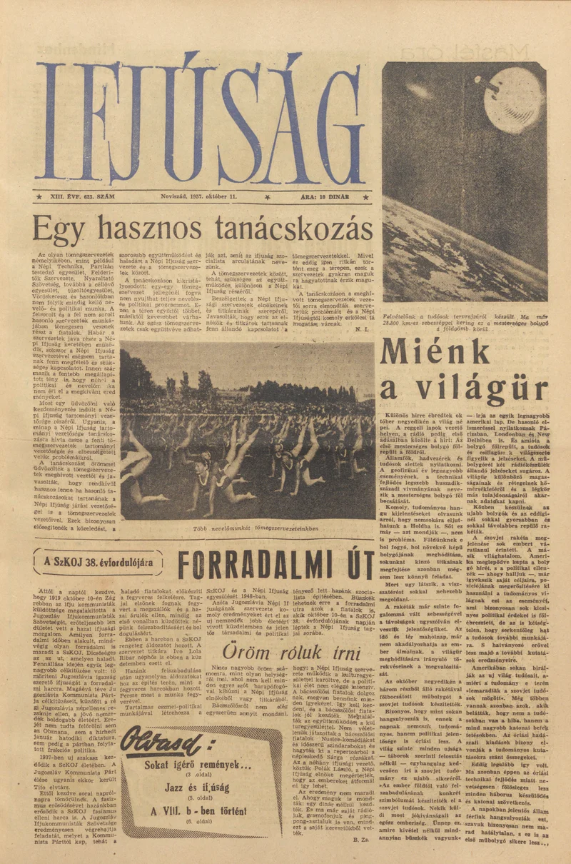 Ifjúság, 13. évf. 1957. október 11. 623. sz.
