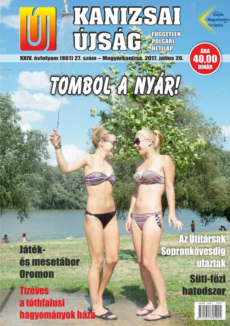 Új Kanizsai Újság, 24. évf. 2017. július 20. 27. sz.