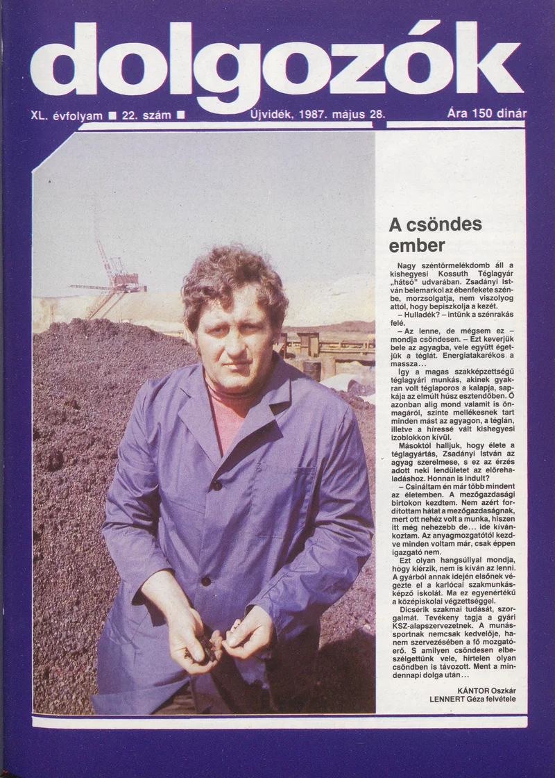 Dolgozók, 41. évf. 1987. május 28. 22. sz.
