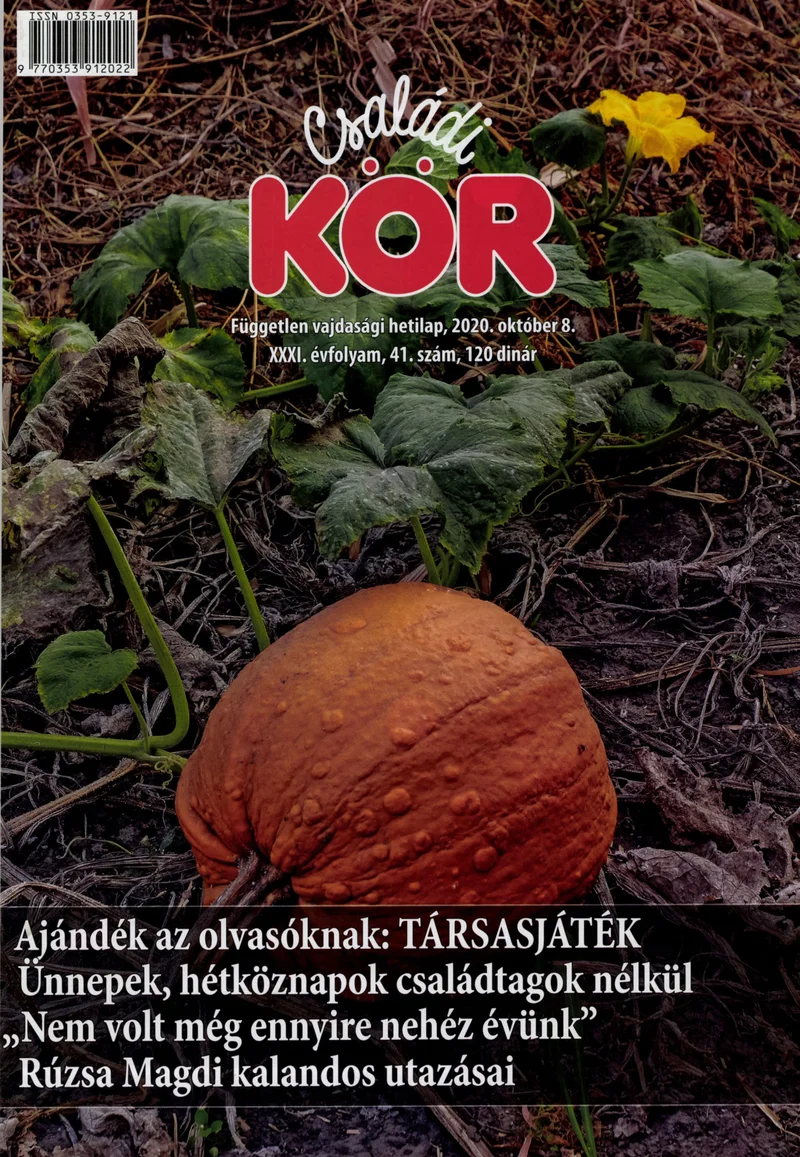 Családi Kör, 31. évf. 2020. október 8. 41. sz.
