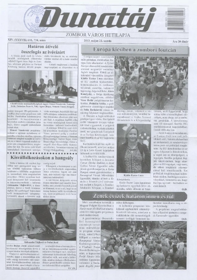 Dunatáj, 15. évf. 2013. május 22. 734. sz.