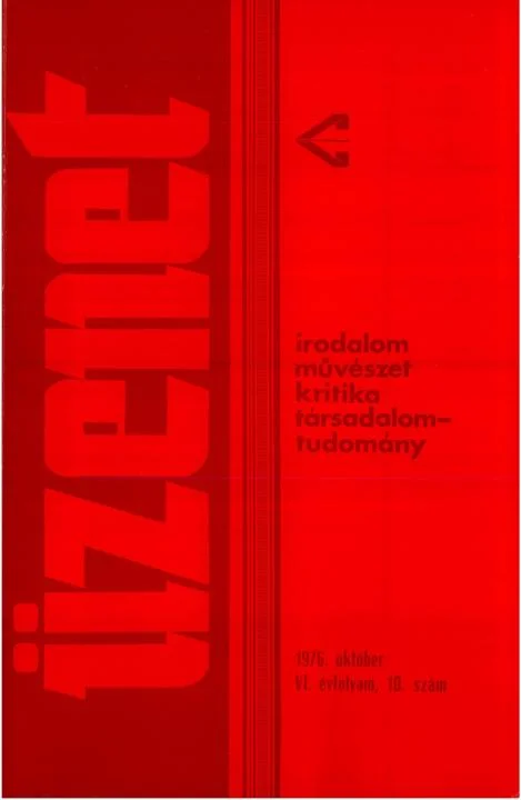 Üzenet, 6. évf. 1976. október. 10. sz. 527–592. oldal