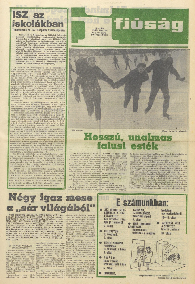 Ifjúság, 22. évf. 1966. január 20. 3. sz.
