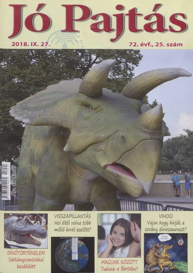 Jó Pajtás, 72. évf. 2018. szeptember 27. 25. sz.