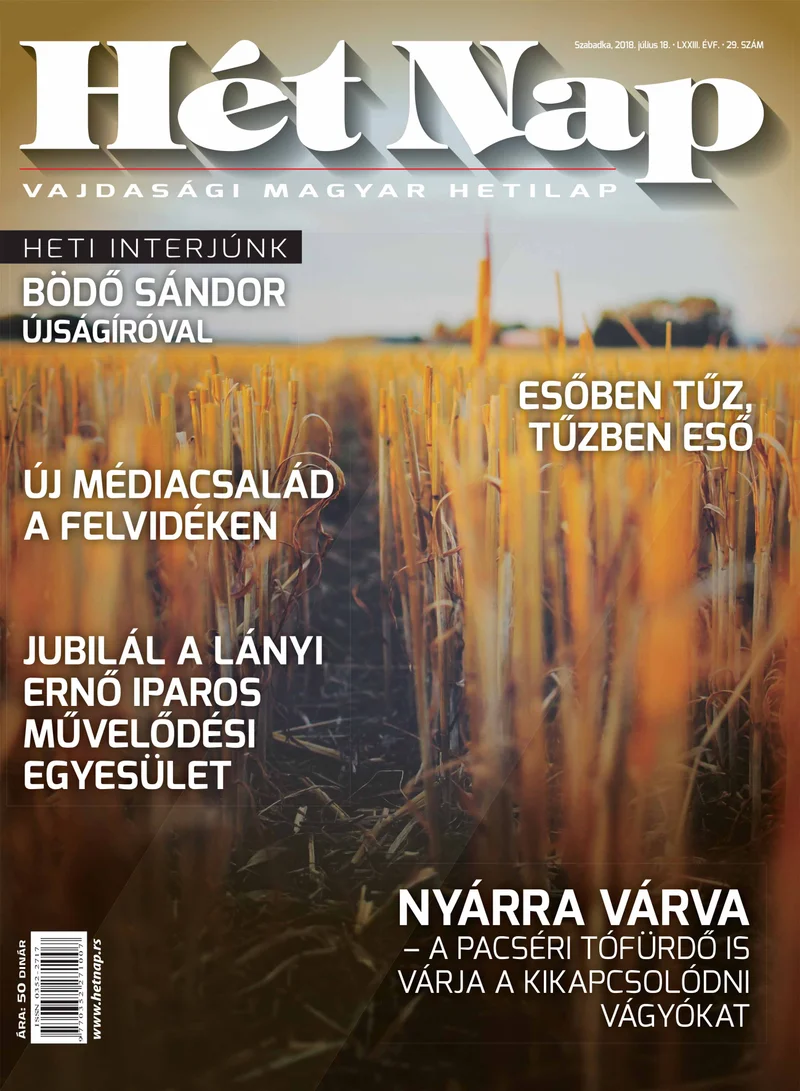 7 Nap, 73. évf. 2018. július 18. 29. sz.