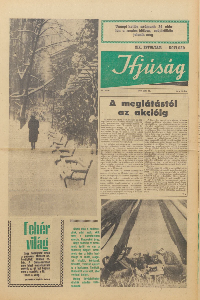 Ifjúság, 19. évf. 1963. december 19. 42. sz.