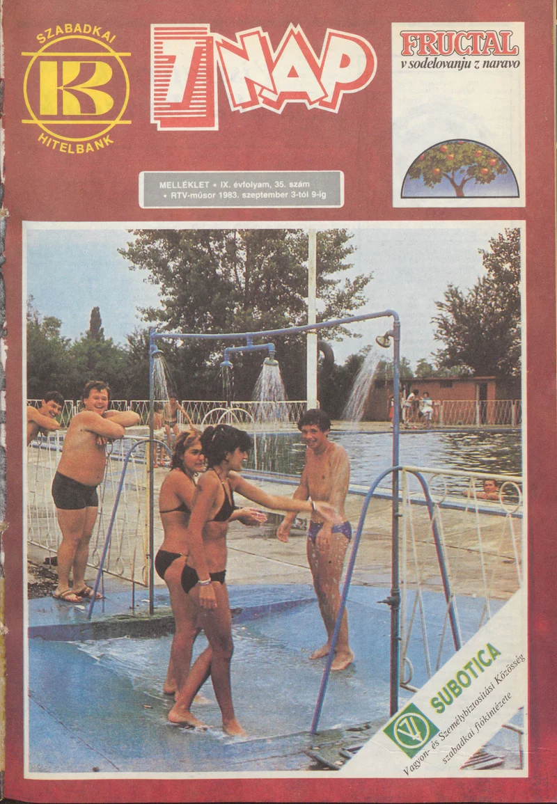 7 Nap melléklet, 9. évf. 1983. szeptember 3. – 9. 35. sz.